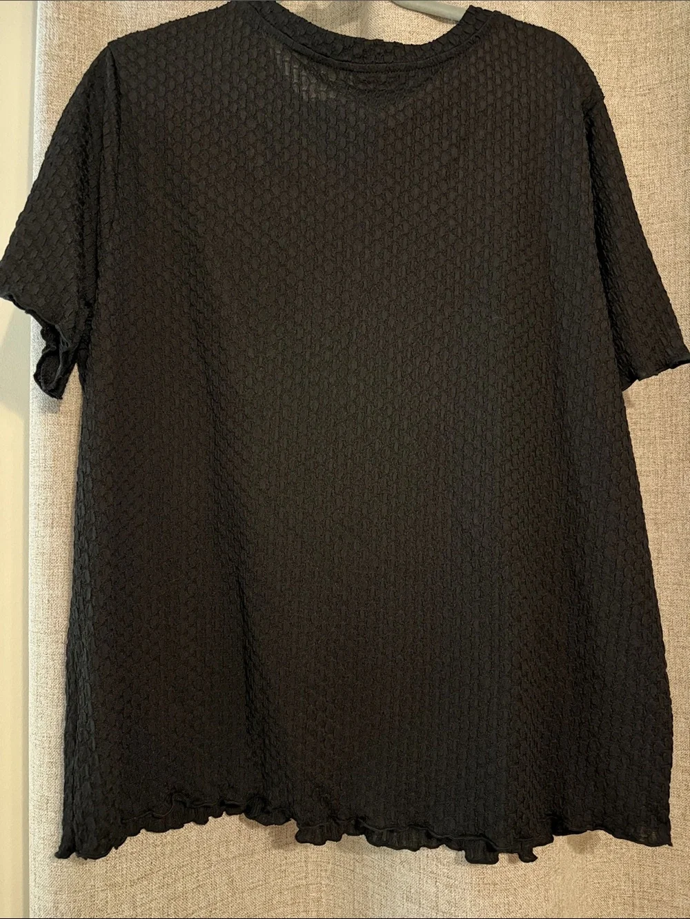 NWT Beacon Lettuce Trim Sleeve Knit Top 2X - Picture 5 of 5